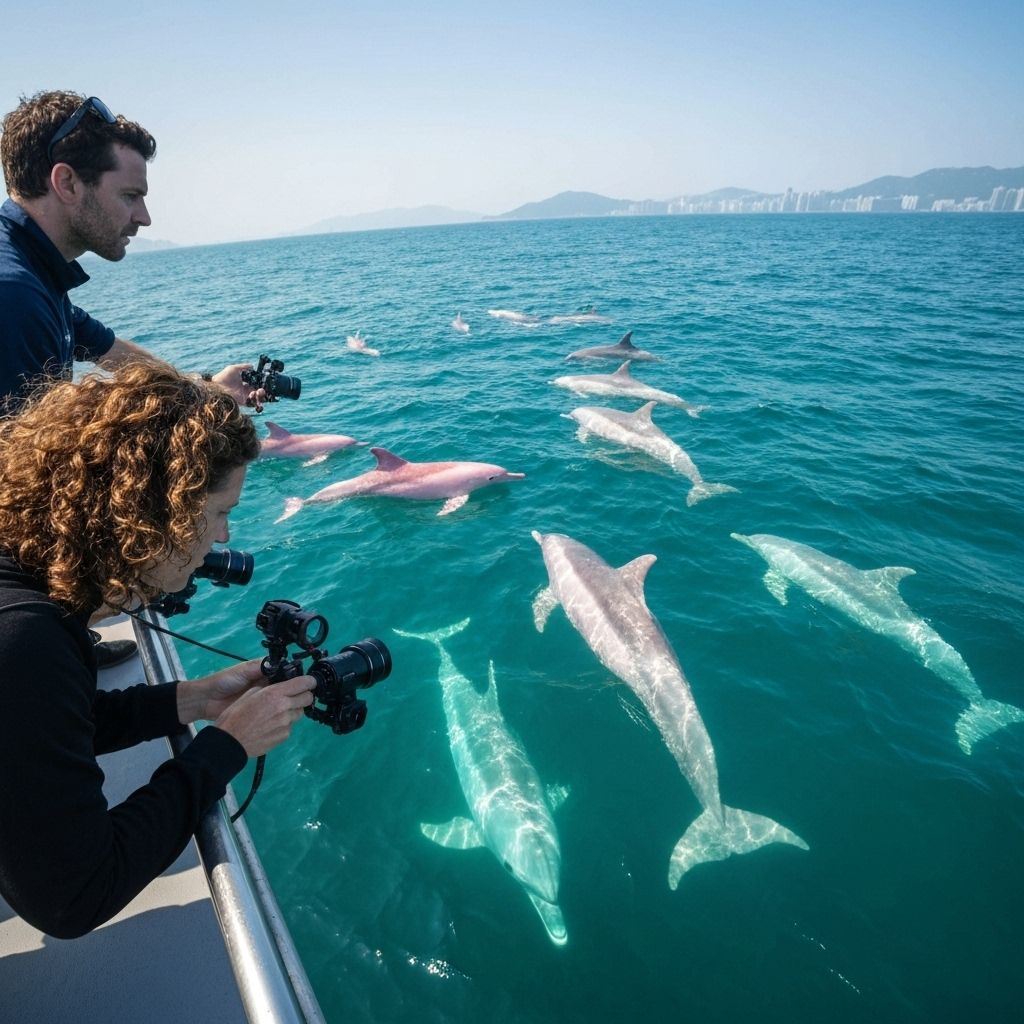 New Study Reveals Chinese White Dolphin Population Trends - Pink Dolphin Fund research update on Chinese White Dolphin conservation and marine protection efforts